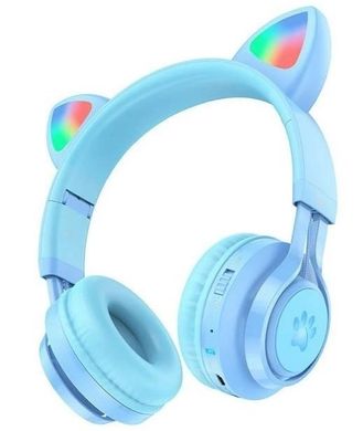 Hoco W39 Cat Ear Bluetooth Blue