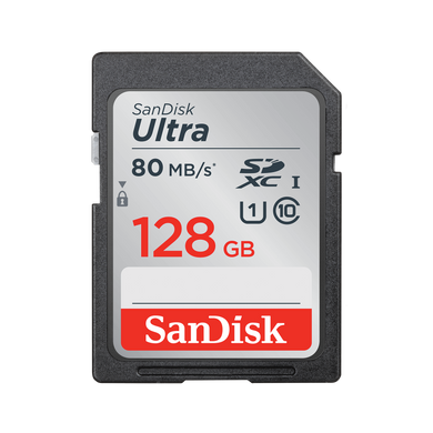 SD 128Gb SanDisk Ultra (80Mb/s,533x) Class 10