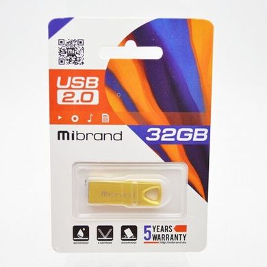 Flash Drive 32Gb Mibrand Taipan Gold