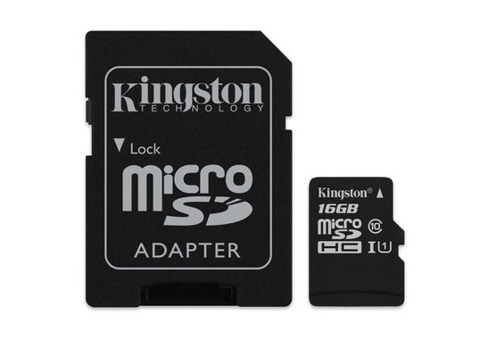 micro SD 16Gb Hi Speed Kingston