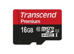 micro SD 16Gb Hi Speed Transcend