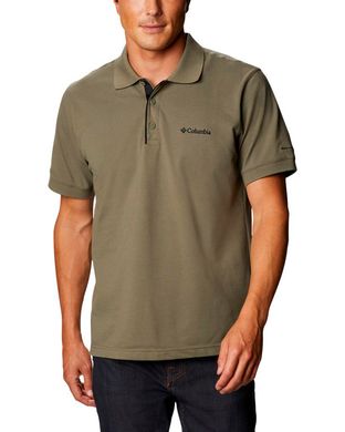 1713841-397 S Рубашка-поло мужская Cascade Range™ Solid Polo темно-зеленый р.S