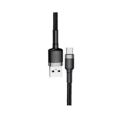 Кабель micro USB Baseus Cafule 1,5A 2M Gray+Black (CAMKLF-CG1)