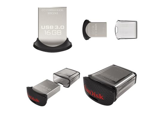 SanDisk 16 GB USB 3.0 Ultra Fit (SDCZ43-016G-GAM46)