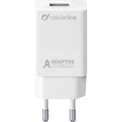Зар.пр. 220V Cellularline Adaptive Fast Charger 15W (ACHSMUSB15WW)