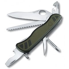 Victorinox Swiss Soldier's Knife One Hand (111мм, 10 функцій) Green.мат. 08461.MWCH