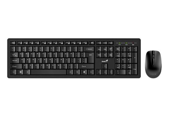 Мышка + клавиатура Genius Smart KM-8200 WL Ukr Black