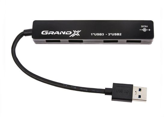 USB HUB Grand-X Travel USB 3.0 GH-406