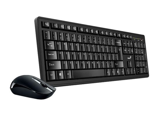 Мышка + клавиатура Genius Smart KM-8200 WL Ukr Black