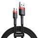 Кабель micro USB Baseus Cafule 2.4A 1M Red+Black (CAMKLF-B91)