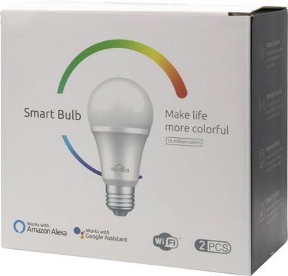 Лампочка розумна Nitebird smart Bulb Color WB4 (2шт)