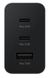 Зар.пр. 220V Samsung Trio 65W (2 Type-C+USB) EP-T6530NBEGRU Black