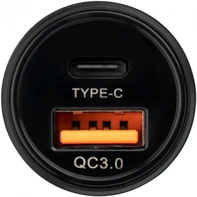 Зар.пр. авто Gelius Pro Twix QC GP-CC006 USB+Type-C 3.1A+Cable microUSB Black