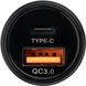 Зар.пр. авто Gelius Pro Twix QC GP-CC006 USB+Type-C 3.1A+Cable Type-C Black