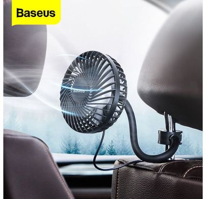 Портативный вентилятор Baseus Departure Vehicle Fan (Seat Type) Black