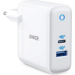 Зар.пр. 220V Anker PowerPort+Atom III 45W USB-C+15W USB-A White