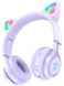 Hoco W39 CAT Ear Bluetooth Purple