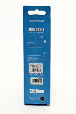 Кабель USB - micro USB Tornado C1 2.1A 1.2m White