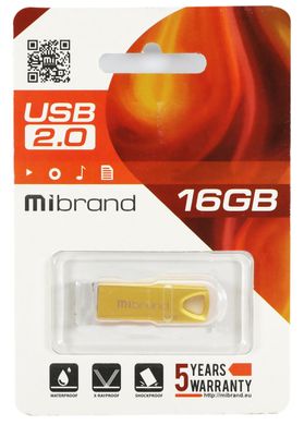 Flash Drive 16Gb Mibrand Taipan Gold