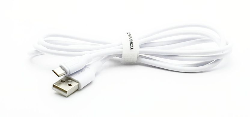 Кабель USB - micro USB Tornado C1 2.1A 1.2m White