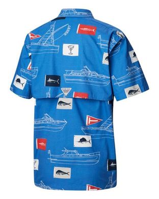 1438981-480 S Рубашка мужская Trollers Best™ SS Shirt синий р.S