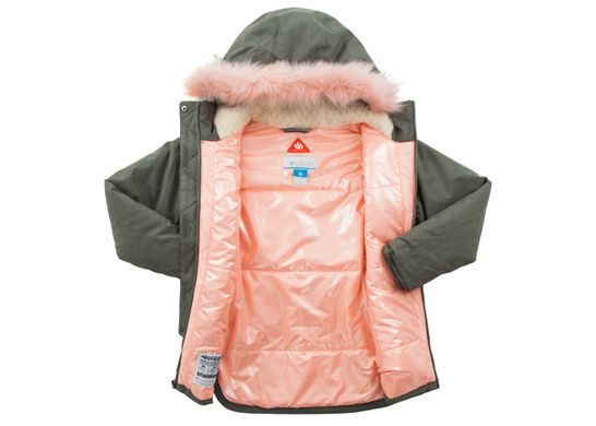 1801331-316 XXS Куртка утепленная для девочек Carson Pass™ Mid Jacket болотный р.XXS