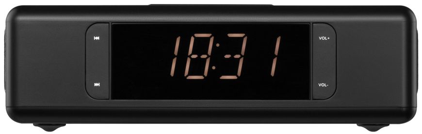 Будильник 2E SmartClock годинник- акустична док-станція 2E-AS01QIBK