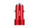 Зар.уст. авто Baseus USB Car Charger Small Screw USB 3.0+USB-C 36W Red (CAXLD-A09)