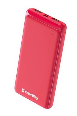 ColorWay CW-PB100LPF2RD-PD QC3.0+USB-C PD 18 Red