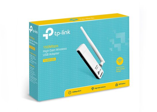 Wi-Fi адаптер TP-LINK TL-WN722N 150M USB
